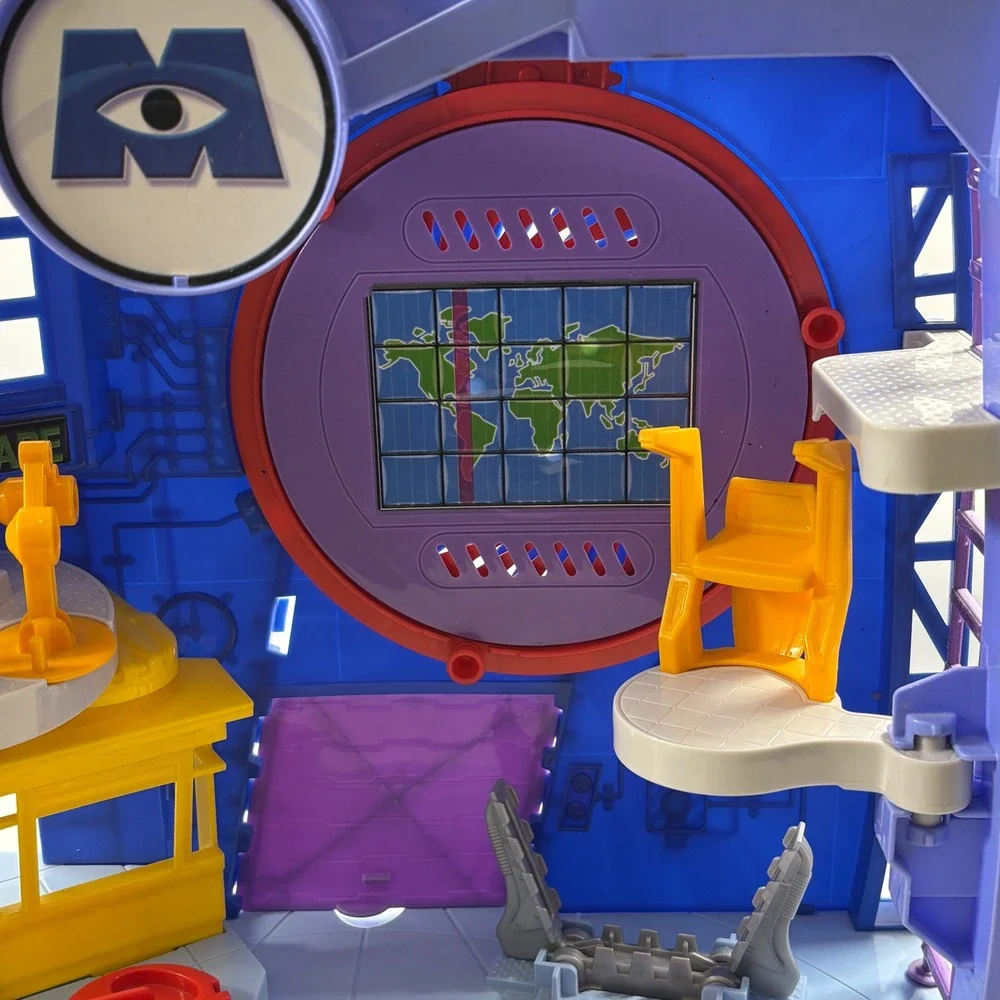 Imaginext Monsters Inc University Scare Factory Playset Sulley Mike Incomplete